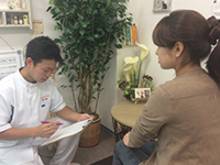 STEP.2 カウンセリング&カイロプラクティックの説明